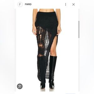 Rick Owens spider ziggy skirt NWT